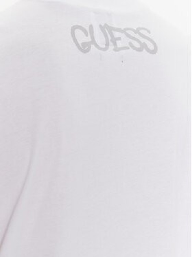 Guess T-Shirt Saceman M3GI79 K9RM3 Biały Regular Fit