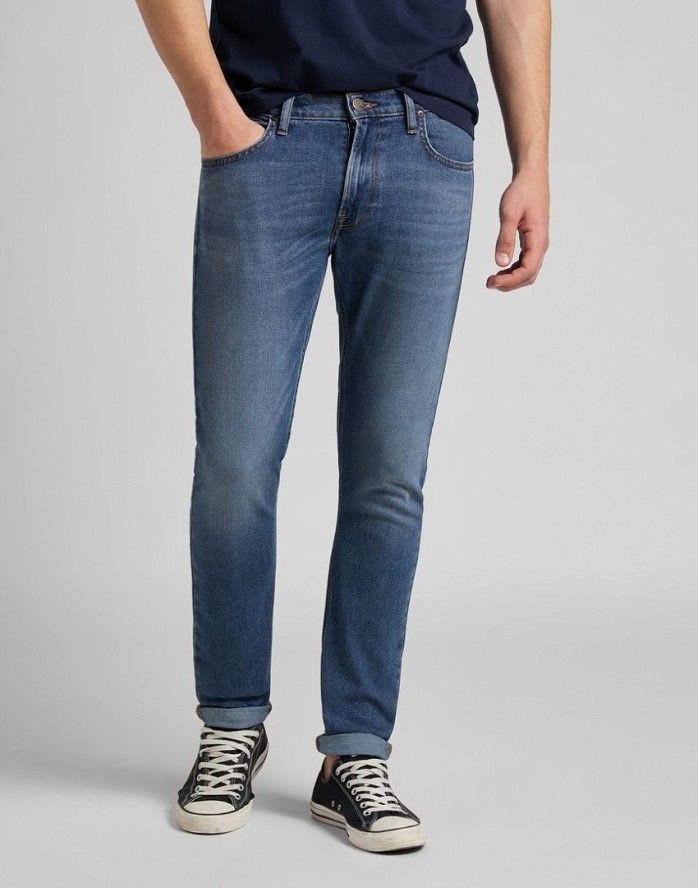 LEE LUKE MĘSKIE SPODNIE JEANSOWE DARK WORN L719GMYC