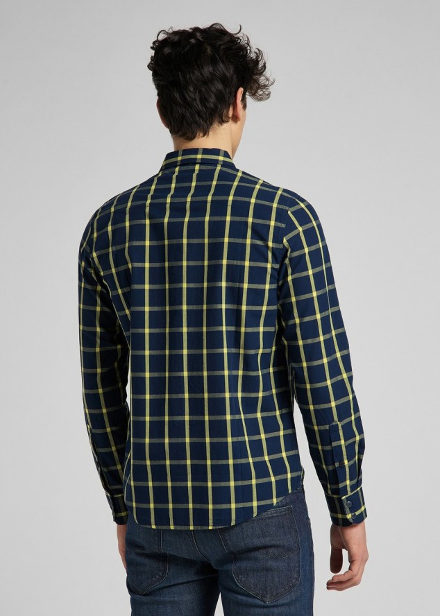 KOSZULA MĘSKA LEE RIDER SHIRT LEMON L856KRQG