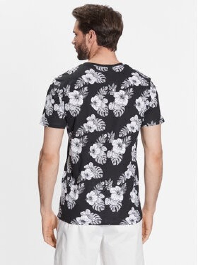 Jack&Jones T-Shirt Tropicana 12223932 Czarny Regular Fit