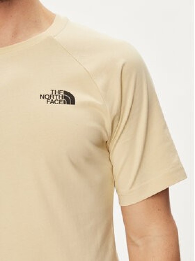 The North Face T-Shirt NF0A87NU Beżowy Regular Fit