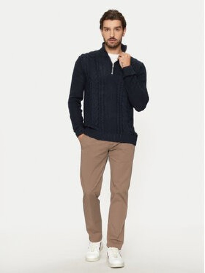 Jack&Jones Sweter Craig 12260826 Granatowy Regular Fit