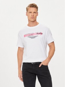 Guess T-Shirt M4YI03 I3Z14 Biały Regular Fit