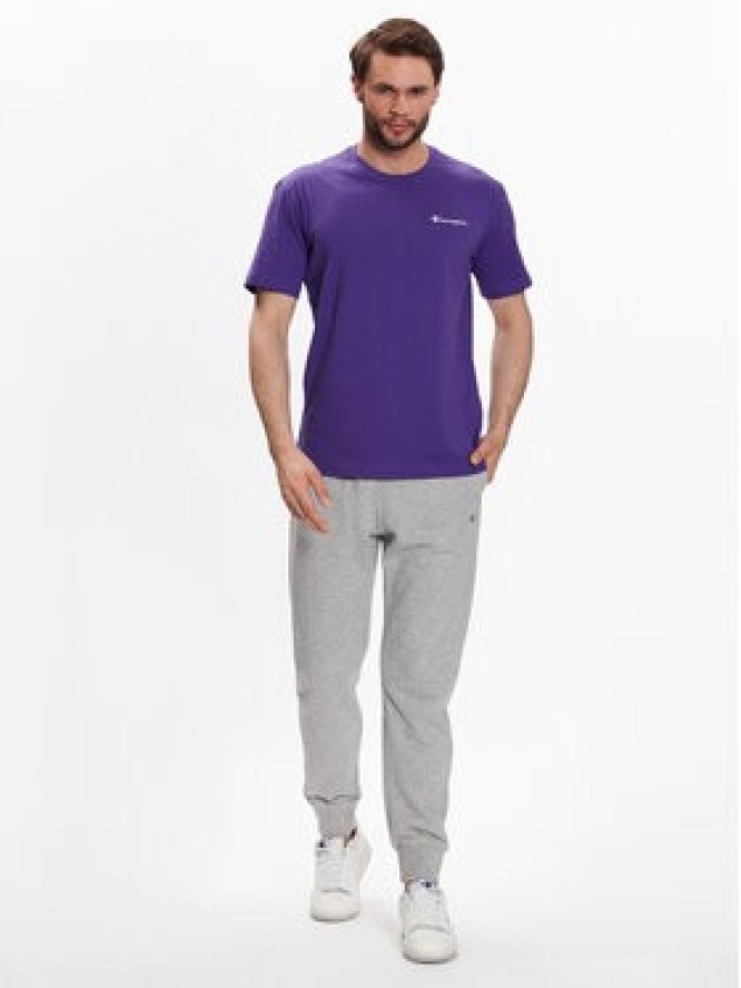 Champion T-Shirt 218928 Fioletowy Regular Fit