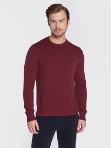 United Colors Of Benetton Sweter 1235U1N67 Czerwony Regular Fit