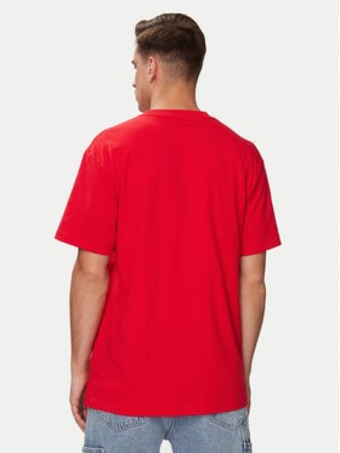DC T-Shirt Shy Town Hss ADYZT05345 Czerwony Regular Fit