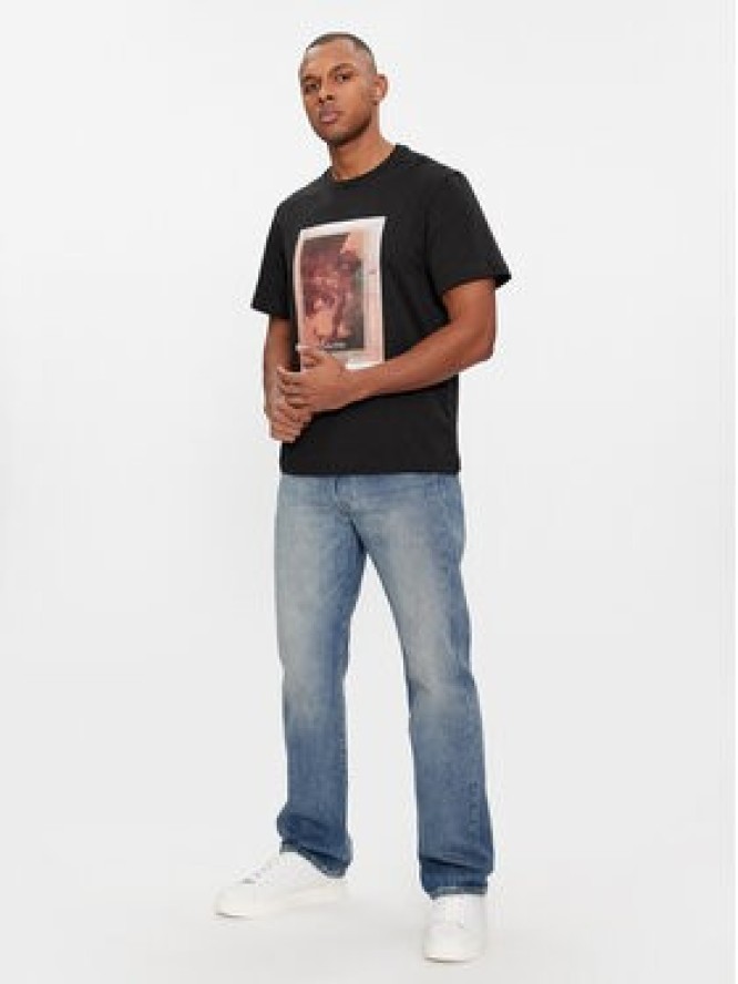 Calvin Klein T-Shirt Photo Print K10K112758 Czarny Regular Fit