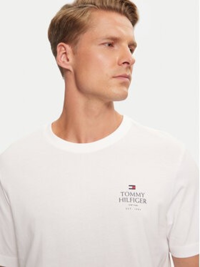 Tommy Hilfiger T-Shirt MW0MW36500 Biały Regular Fit