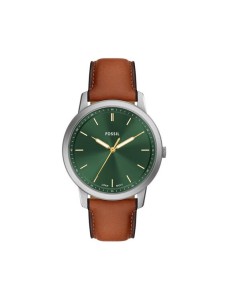 Fossil Zegarek Minimalist FS6094 Brązowy