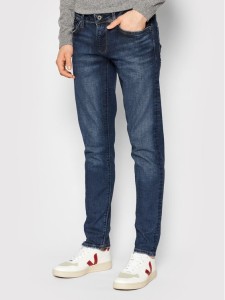 Pepe Jeans Jeansy Hatch PM206322 Granatowy Slim Fit