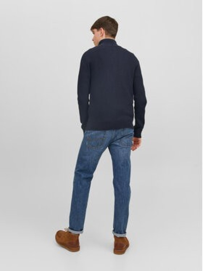 Jack&Jones Sweter 12236308 Granatowy Regular Fit