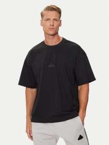 adidas T-Shirt City Escape JF3704 Czarny Loose Fit