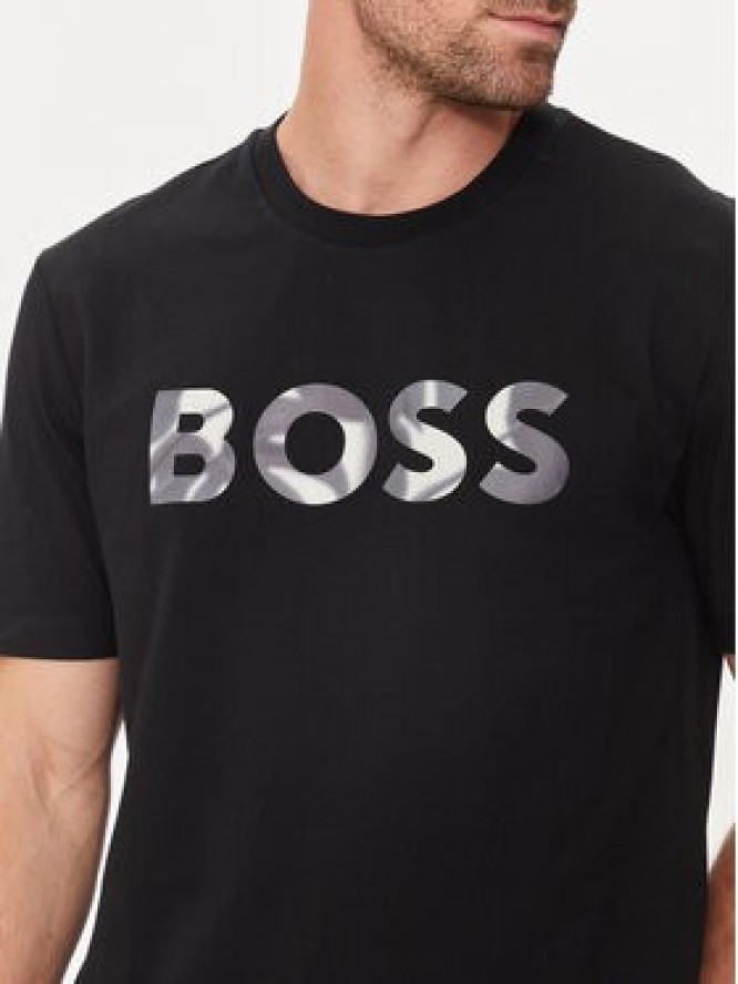 Boss T-Shirt Thompson 15 50513382 Czarny Regular Fit