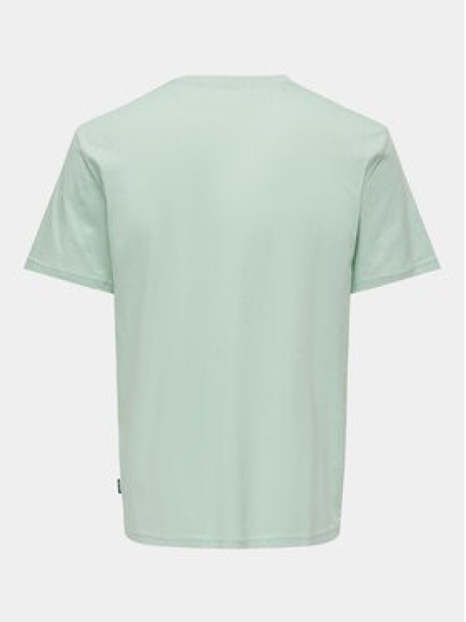 Only & Sons T-Shirt Kolton 22028735 Zielony Regular Fit