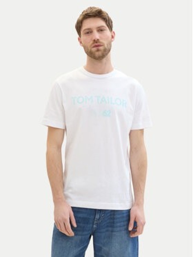 Tom Tailor T-Shirt 1041871 Biały Regular Fit