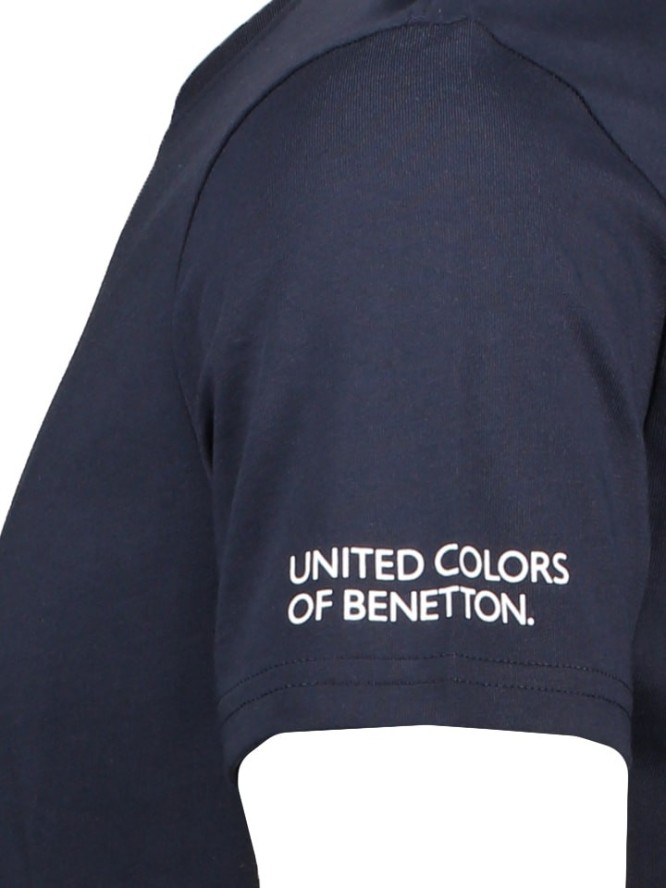 Benetton Koszulka w kolorze granatowym rozmiar: XXL