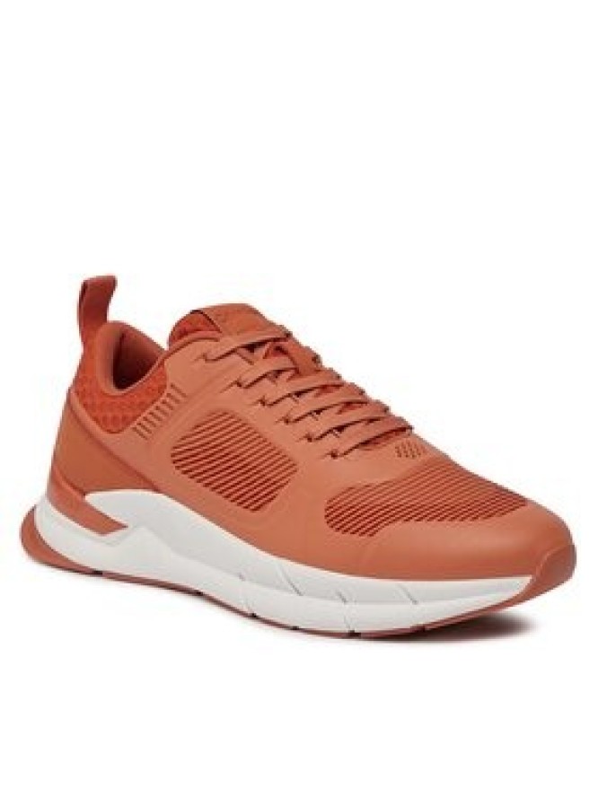 Calvin Klein Sneakersy Low Top Lace Up Tech HM0HM01283 Brązowy