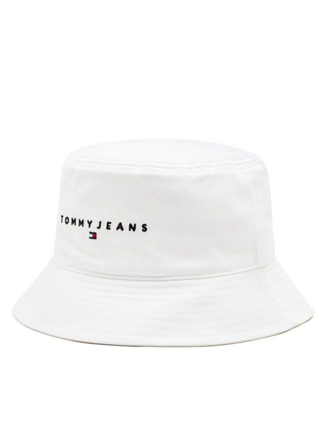Tommy Jeans Kapelusz Tjm Linear Logo Bucket Hat AM0AM12895 Biały