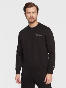 Champion Bluza Small Script Logo Embroidery 217863 Czarny Regular Fit