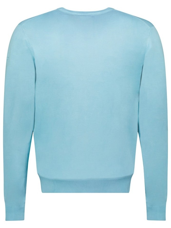 Geographical Norway Sweter w kolorze błękitnym rozmiar: S