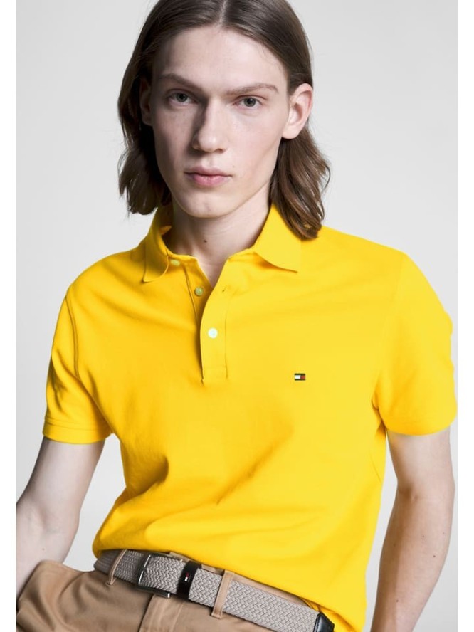 Tommy Hilfiger Koszulka polo w kolorze żółtym rozmiar: XL