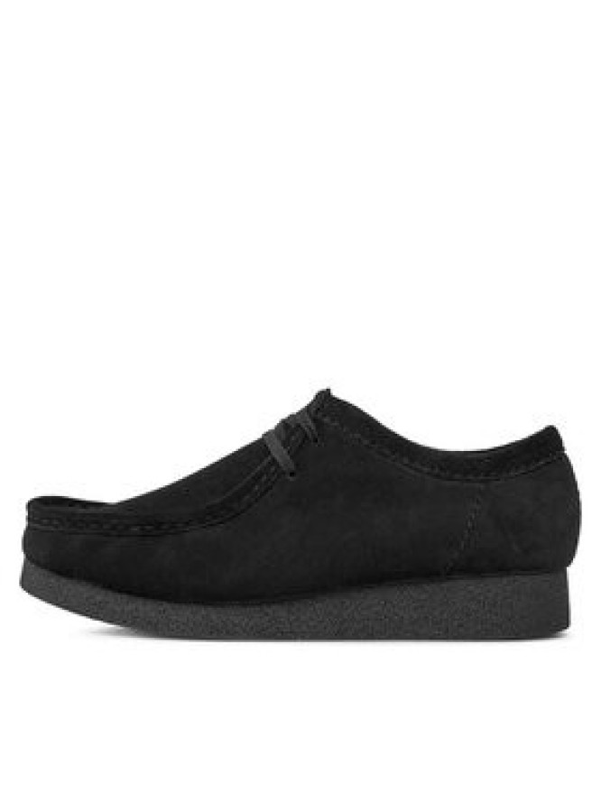 Clarks Półbuty Wallabee Evo 261728207 Czarny