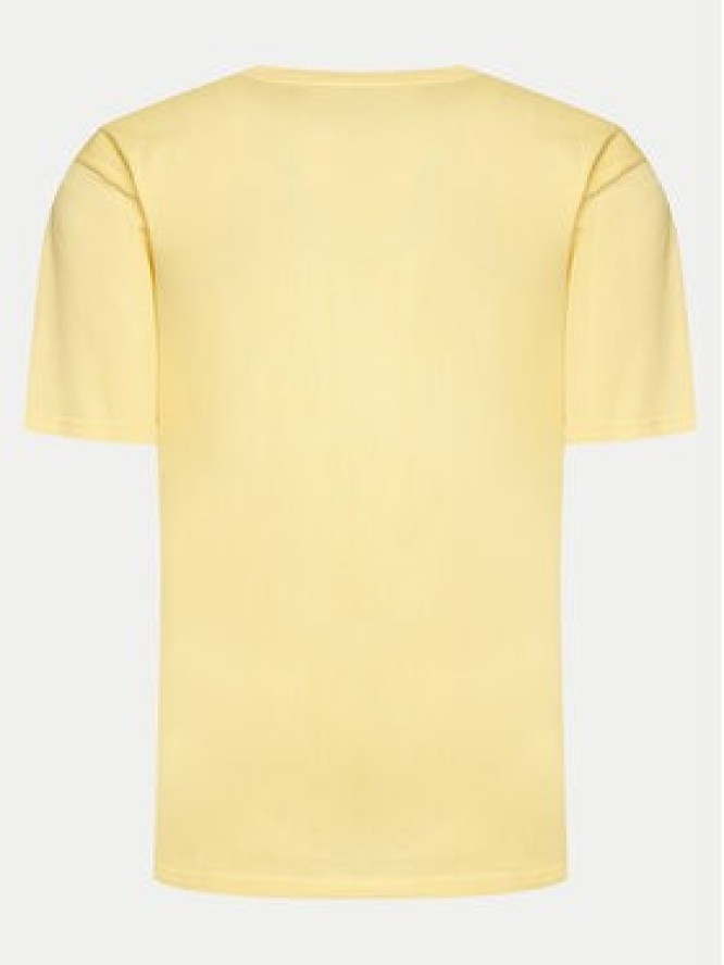 Quiksilver T-Shirt One Last Surf EQYZT07674 Żółty Regular Fit