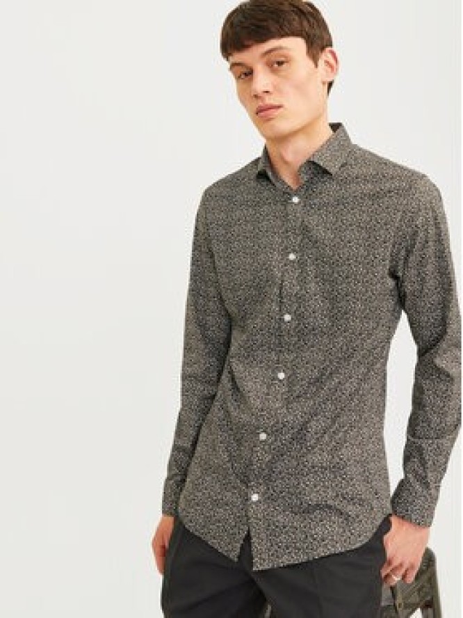 Jack&Jones Koszula Blackpool 12260625 Szary Slim Fit