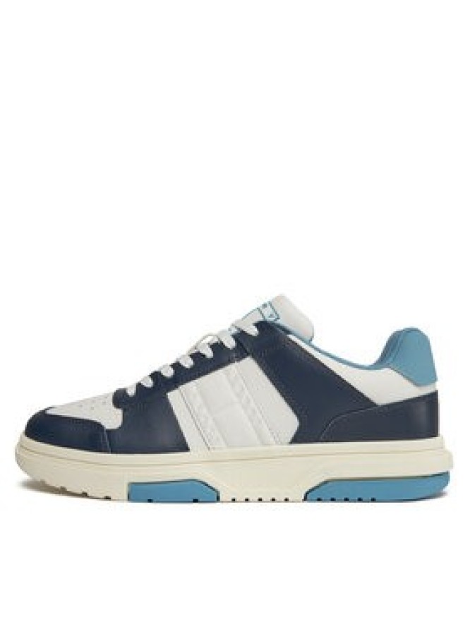 Tommy Jeans Sneakersy Tjm Leather Cupsole 2.0 EM0EM01283 Granatowy