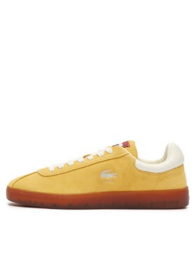 Lacoste Sneakersy Basehot Leather 747SMA0041 Żółty