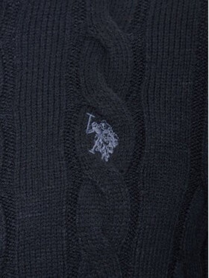 U.S. Polo Assn. Sweter MUP3791 Granatowy Regular Fit