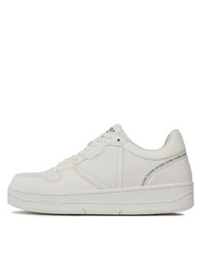 Guess Sneakersy Ancona Low FMPANC LAC12 Biały