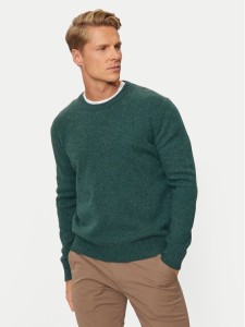 United Colors Of Benetton Sweter 103MK1N24 Zielony Regular Fit