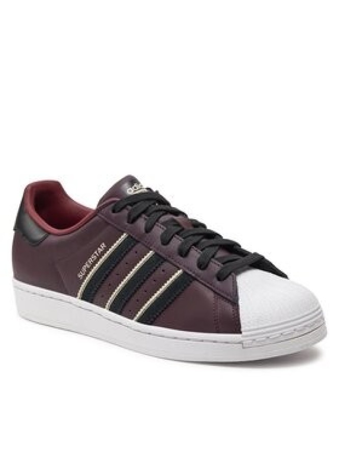 adidas Sneakersy Superstar Shoes HP2856 Bordowy