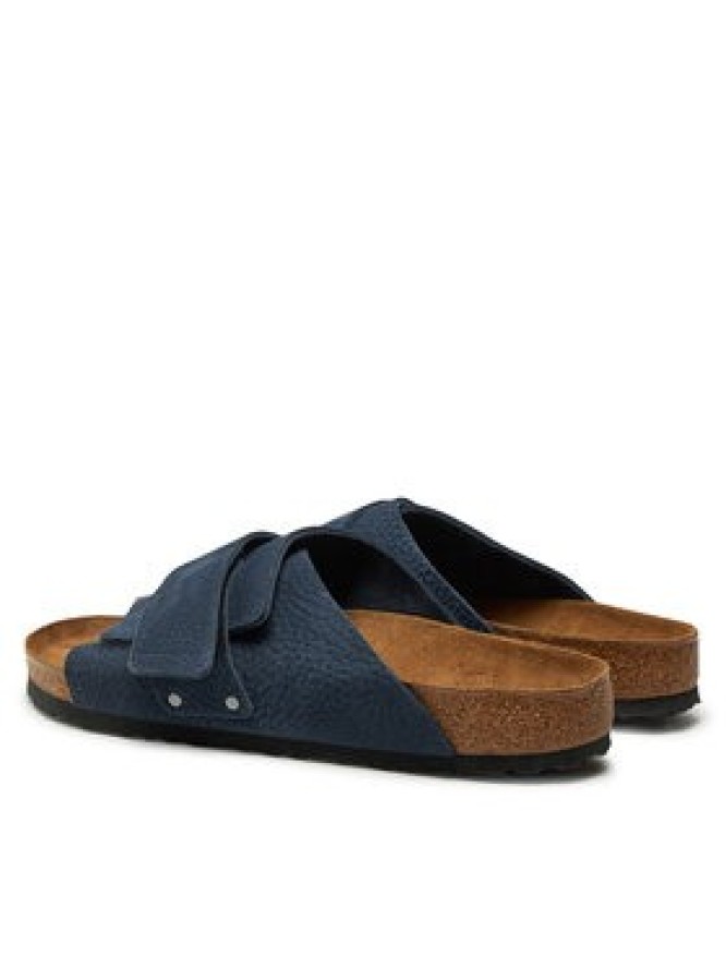 Birkenstock Klapki Kyoto Lenb 1028038 Granatowy