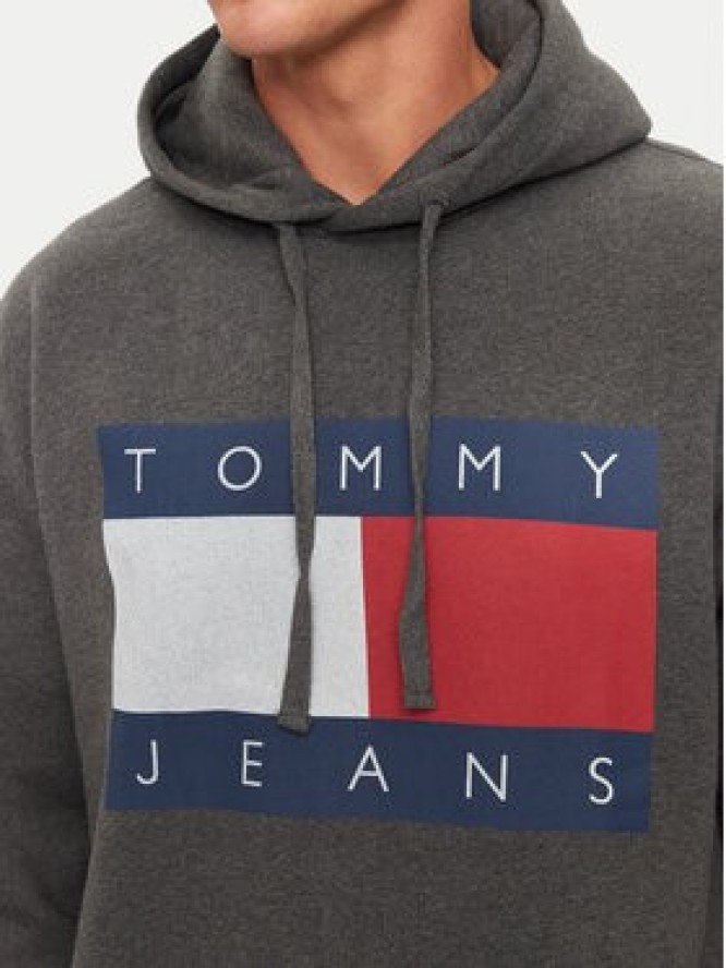 Tommy Jeans Bluza DM0DM20591 Szary Relaxed Fit