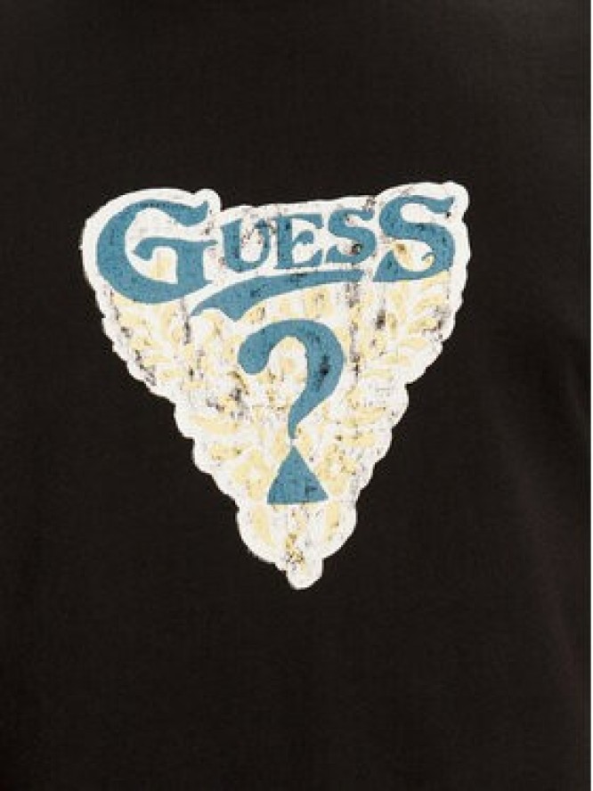 Guess T-Shirt M4BI44 I3Z14 Czarny Slim Fit