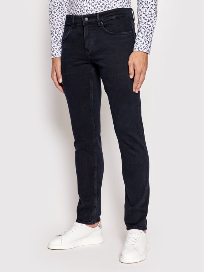 Boss Jeansy Charleston4 50473012 Granatowy Extra Slim Fit