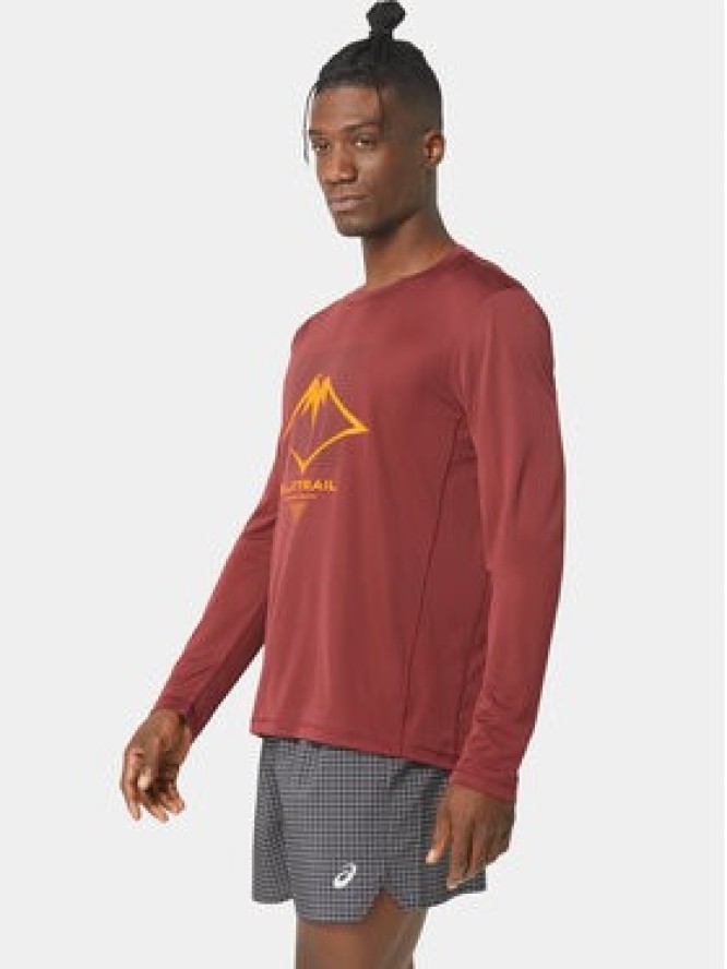 Asics Longsleeve Fujitrail Logo Ls 2011C720 Czerwony Ahletic Fit