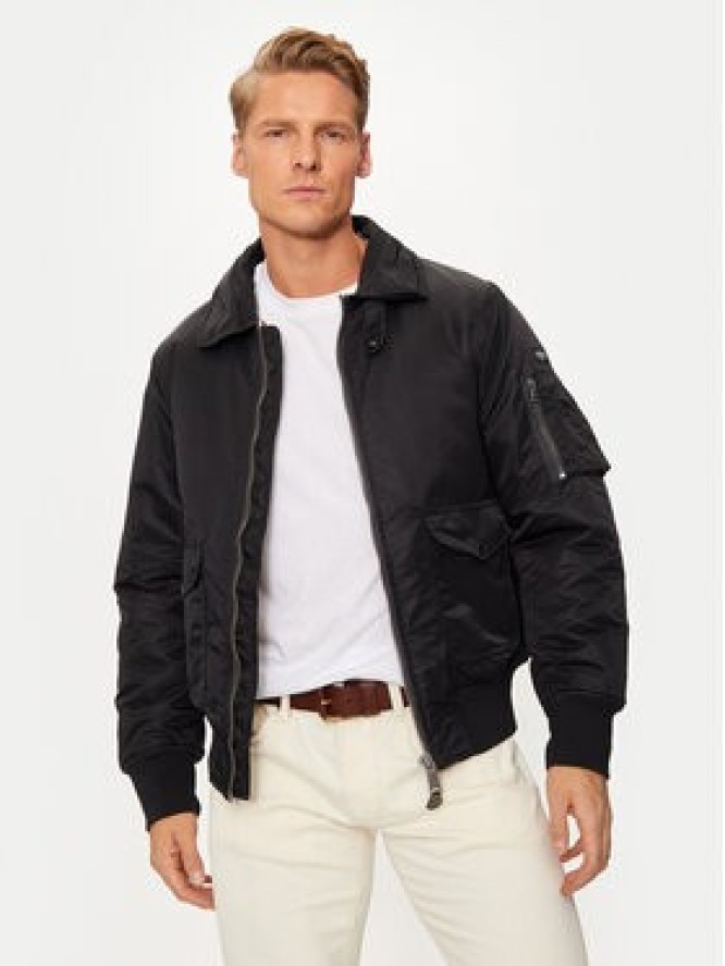 SCHOTT N.Y.C. Kurtka bomber OHARARS Czarny Regular Fit