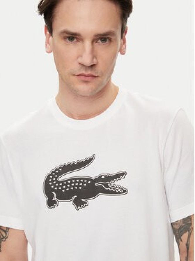 Lacoste T-Shirt TH2042 Biały Regular Fit