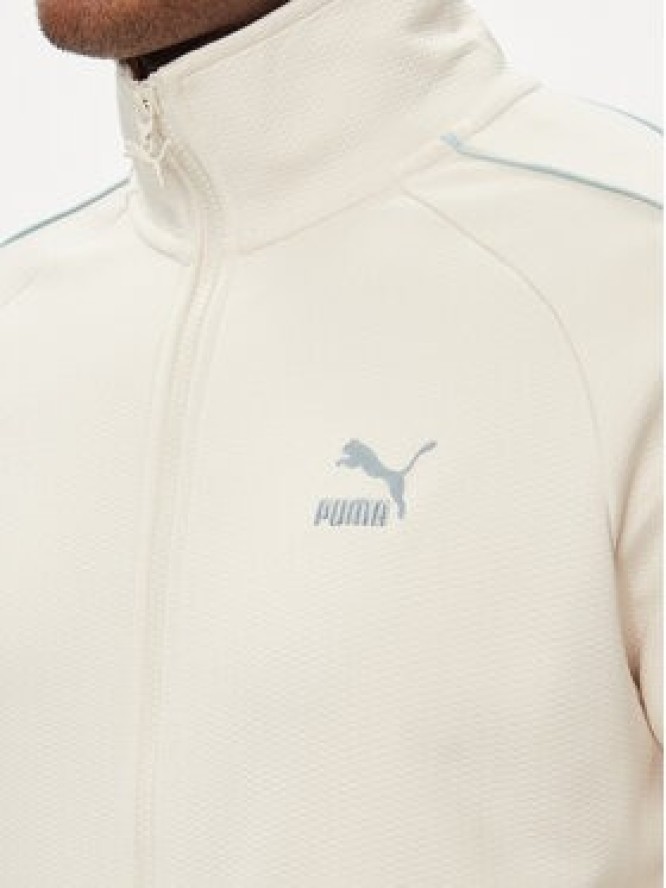 Puma Bluza T7 624328 Écru Regular Fit