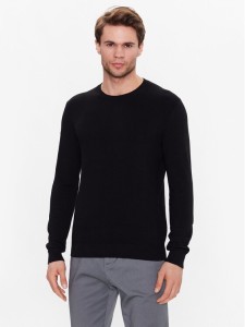 Sisley Sweter 10F2S1C78 Czarny Regular Fit