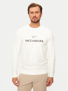 Paul&Shark Bluza 14311817 Biały Regular Fit