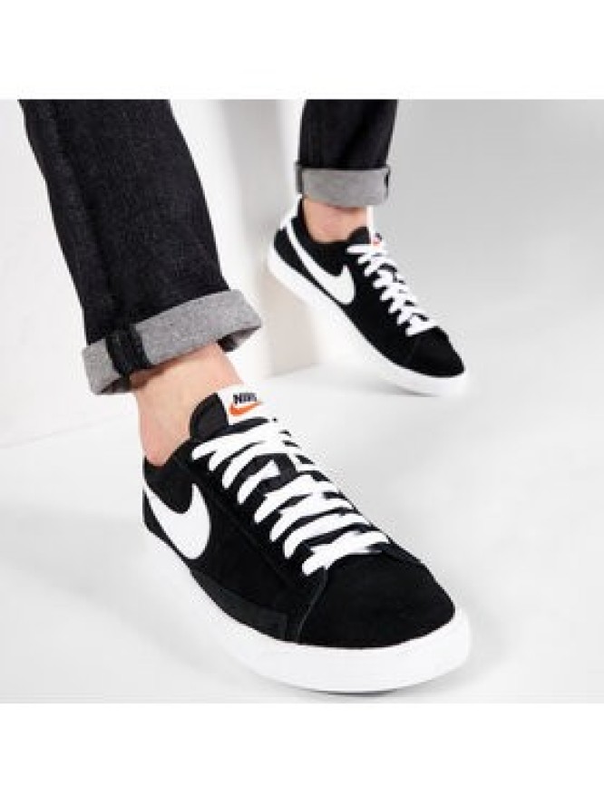 Nike Sneakersy Blazer Low Prm Vntg Suede 538402 004 Czarny