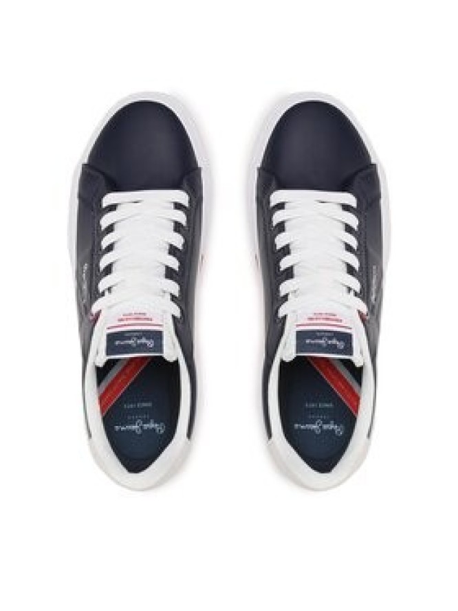 Pepe Jeans Sneakersy Kenton Flag M PMS30906 Granatowy