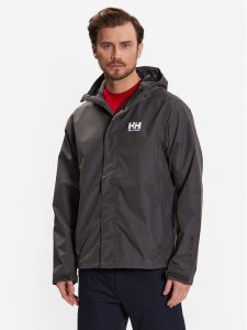 Helly Hansen Kurtka przeciwdeszczowa Seven 62047 Szary Regular Fit