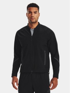 Under Armour Kurtka przejściowa Ua Unstoppable Bomber 1377170-001 Czarny Loose Fit