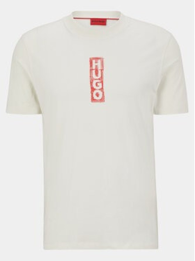 Hugo T-Shirt Dalbula 50494150 Écru Regular Fit