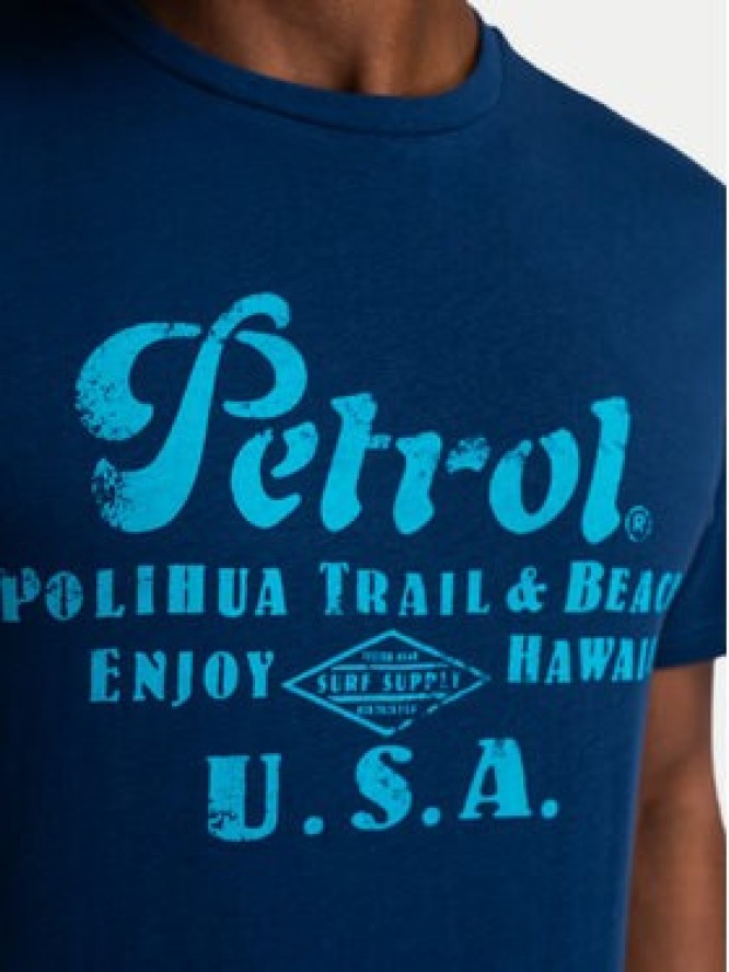 Petrol Industries T-Shirt M-1040-TSR600 Niebieski Regular Fit
